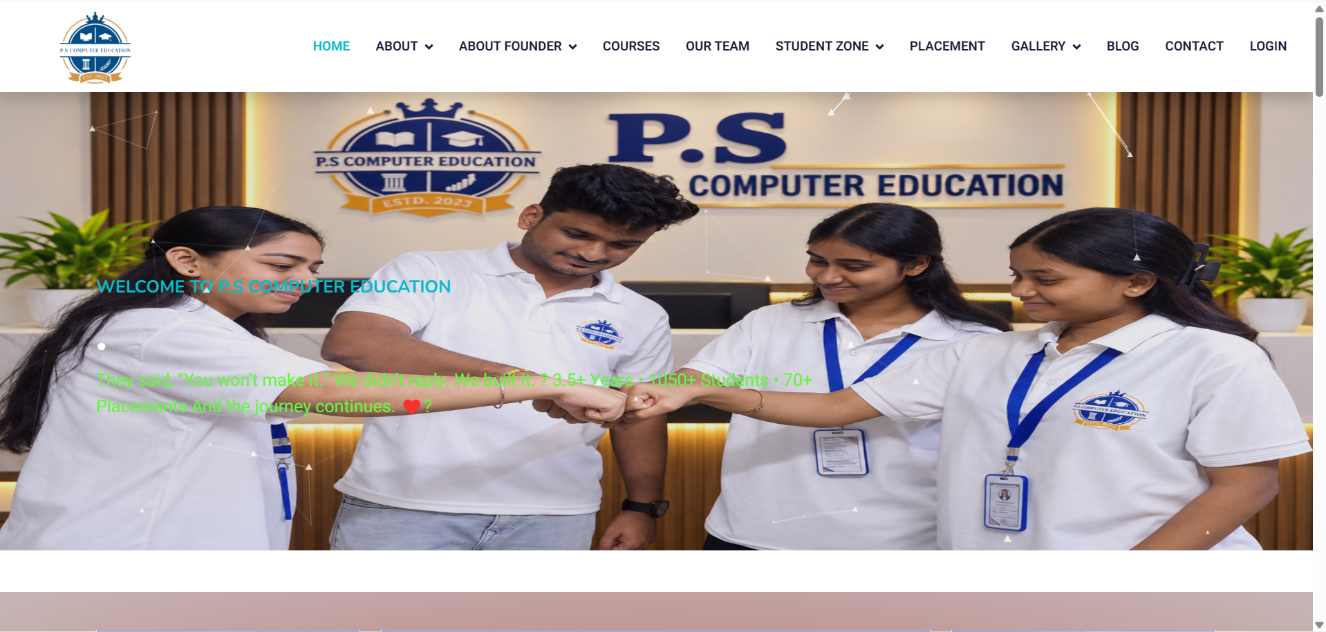 Establishing Our Digital Presence